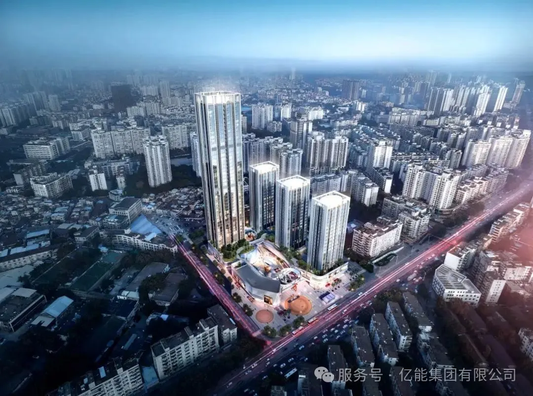 电力“满格”！178米天际地标亮灯，华新广场二期送电成功